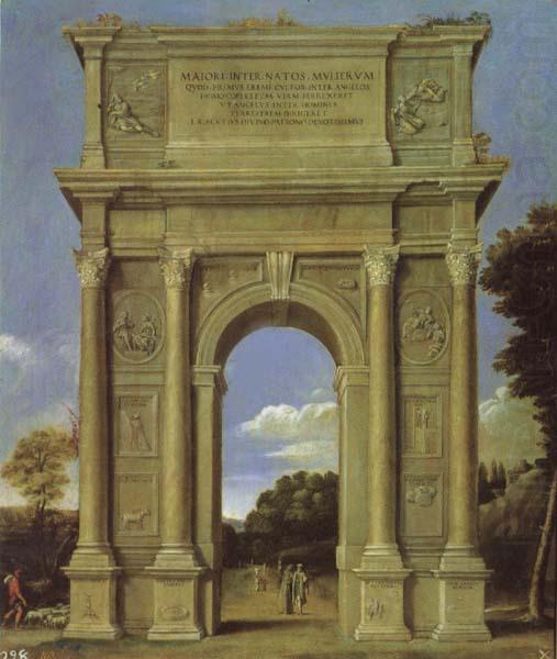 Domenico Ghirlandaio Triumphal Arch china oil painting image